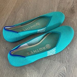 Emerald green Rothy’s